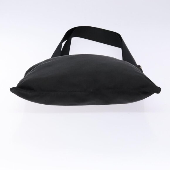 PRADA Shoulder Bag Nylon Black Silver Auth - Picture 12 of 15